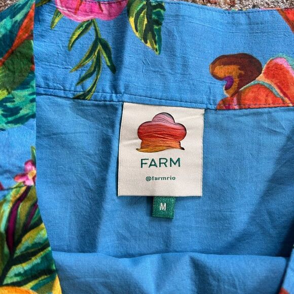 FARM Rio Vibrant Blue Mini Skirt - Picture 4 of 6